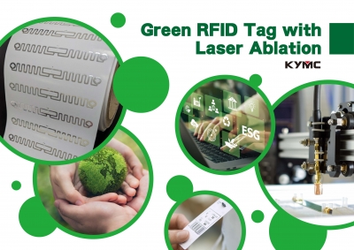 Green RFID tags with laser ablation